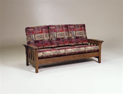 Bow Arm Sofa | Amish Solid Wood Sofas | Kvadro Furniture