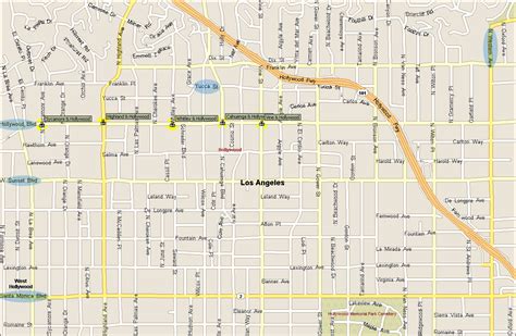 Hollywood Walk Of Fame Map Pdf - Maping Resources