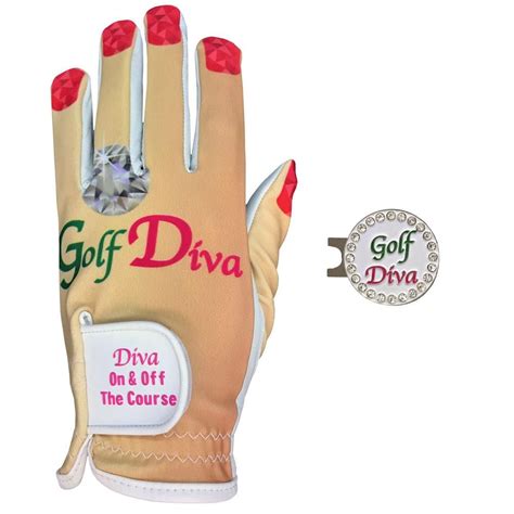 This glove pack has a Golf Diva golf glove and a bling Golf Diva golf ...