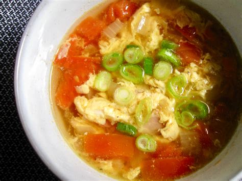 Bacon Egg & Tomato Soup – Hiroko's Recipes