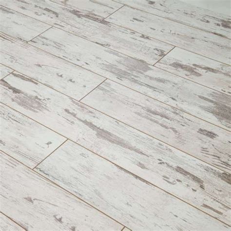 distressed wood flooring white - Felipa Birch