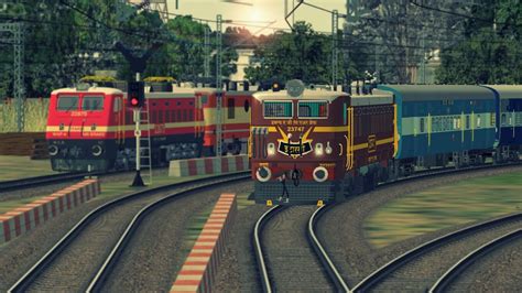 [MSTS] Train Simulator Indian Railways : Express Train Arriving ITARSI JN - YouTube