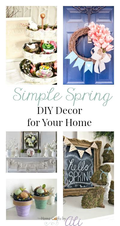 Simple Spring DIY Decor For Your Home - Home Crafts by Ali