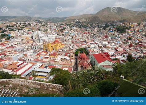 Guanajuato City Historic Center Stock Image - Image of center, downtown ...