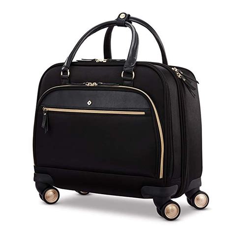 Samsonite Women's Mobile Office, Black, Expandable 19-inch Spinner ...