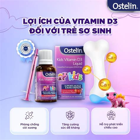 Ostelin Kids Vitamin D Liquid 20ml