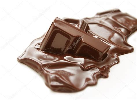 Melting chocolate bar — Stock Photo © anterovium #9355115