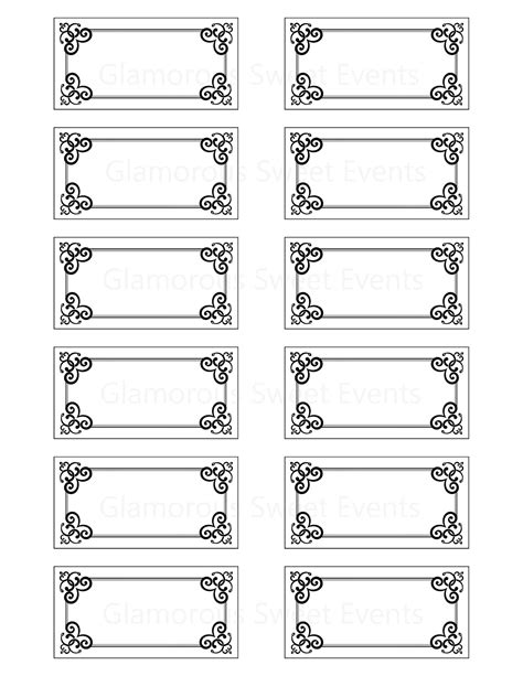 INSTANT DOWNLOAD, Black and White Labels, Blank Labels, Craft Labels ...