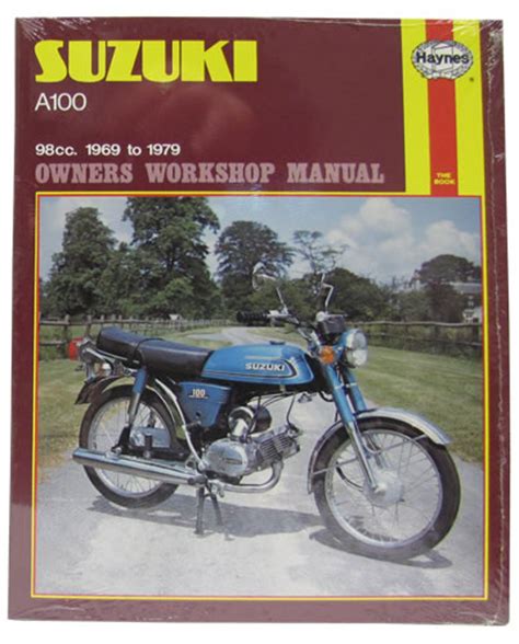 Haynes Service Manual Suzuki A100 1969-79 - Motorcycle Products UK