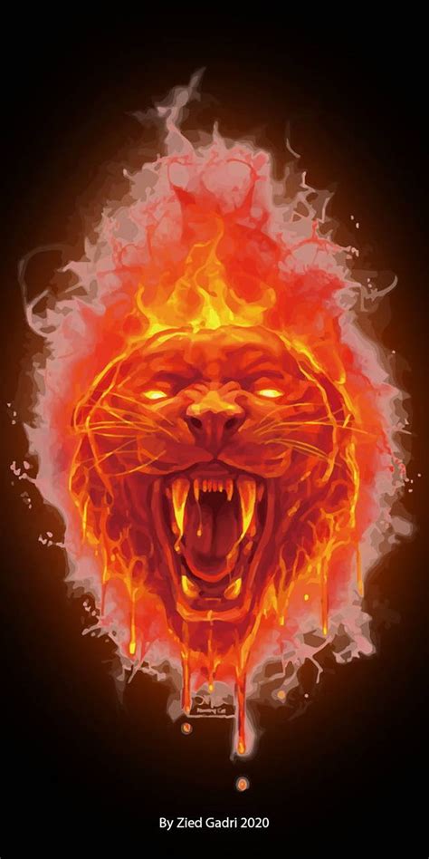 Fire Tiger, Flame Tiger HD phone wallpaper | Pxfuel