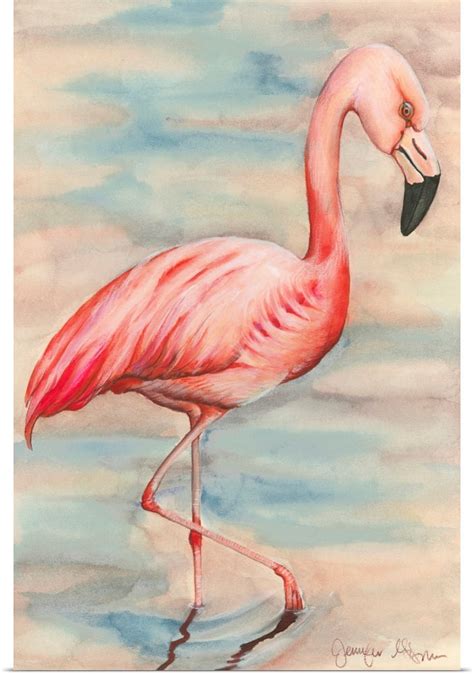 Great BIG Canvas | "Pink Flamingo I" Poster Print - Walmart.com