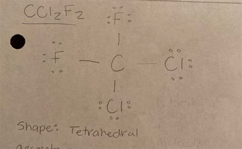 Lewis Structure For Ccl2f2