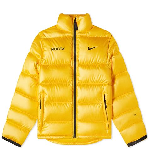 Nike x Drake NOCTA Puffer Jacket 'University Gold' | MRSORTED