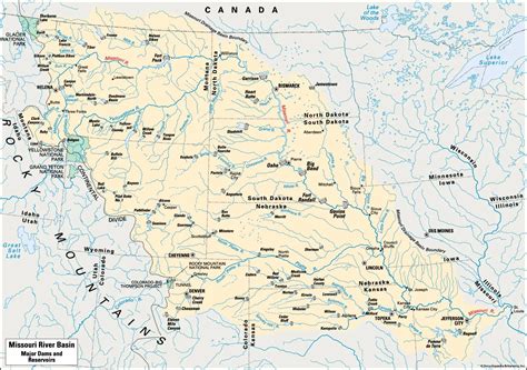 Where Does The Missouri River Start And End Map - Pennsylvania Map