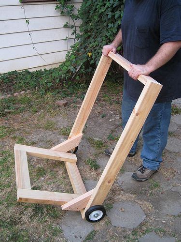 found wood #4: quick and dirty homemade dolly (for moving huge logs ...