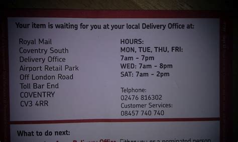 USEFUL-Spaniard in England: Opening hours-Royal Mail-Coventry South ...