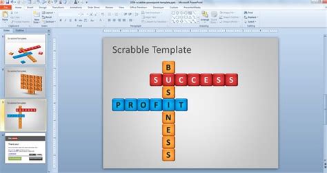 Free Scrabble PowerPoint Template
