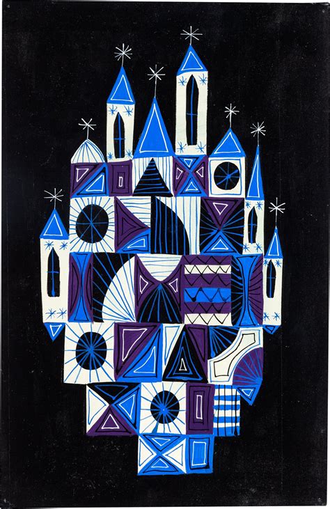 Mary Blair It's a Small World Building Design Concept Art (Walt | Lot #95054 | Heritage Auctions ...