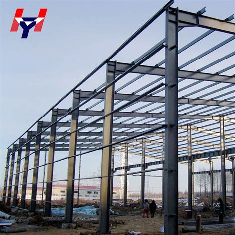 China Qingdao Industrial Long Span Galvanized Fabrication Construction Peb Steel Structure ...