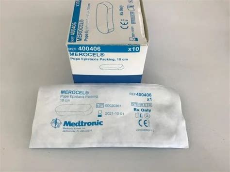 Polyurethan Foam Merocel Nasal Pack, Model Name/Number: 400402 at Rs ...