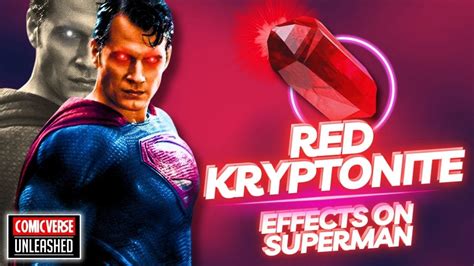 Red Kryptonite Effects on Superman: Unleashing Unforeseen Powers or Catastrophe? - YouTube