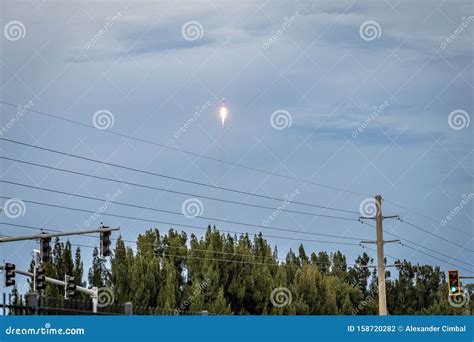 Florida, USA - Aug 6, 2019: SpaceX Rocket Launch Editorial Photography ...