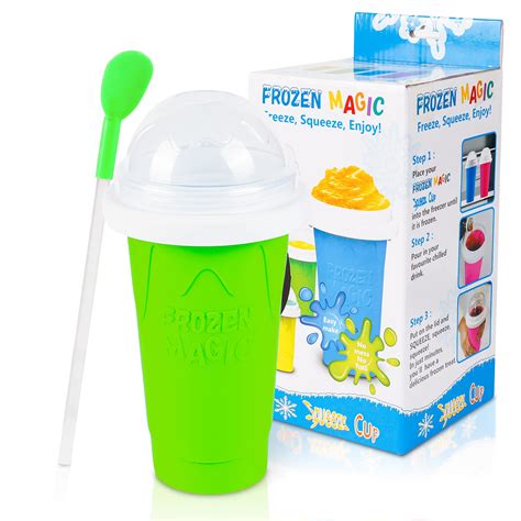 Buy Slushy Maker Cup - TIK TOK Quick Frozen Magic Cup, Double Layers ...