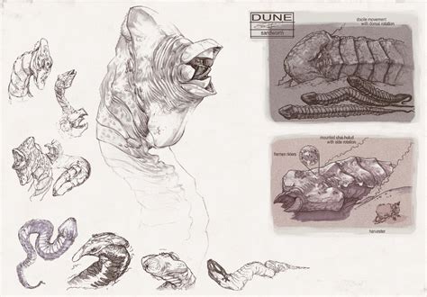 Dune, Sandworm, Sammy Hall | Dune art, Sci fi concept art, Dune