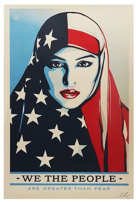 Shepard Fairey | We The People - Are Greater Than Fear (2017) | Available for Sale | Artsy in ...