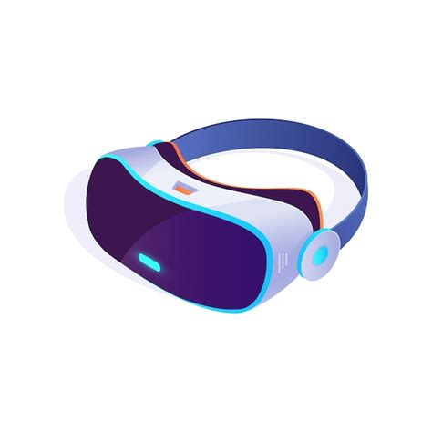 Icône De Casque Vr 3d Isométrique Sur Fond Blanc, Lunettes De Réalité Virtuelle, Icône De Casque ...