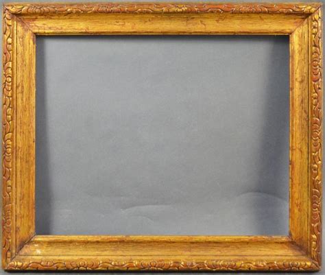 At Auction: VINTAGE CARVED & GILT WOOD PAINTING FRAME