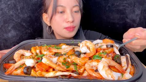 Asmr Eating Costco Seafood Pescatore #ASMR#Costco#BuhayJP | Asmr Eating ...