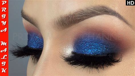 EYE शैडो लगाने का आसान तरीका | Easy Blue Eye-shadow Makeup Tutorial for ...