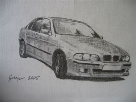 FS: E39 M5 Art - Pencil/Charcoal Drawing | BMW M5 Forum and M6 Forums