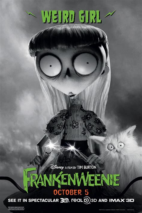 9 New FRANKENWEENIE Character Posters - FilmoFilia