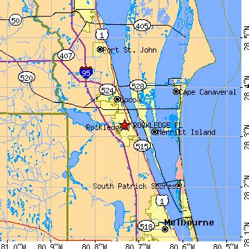 Rockledge, Florida (FL) ~ population data, races, housing & economy