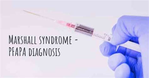 How is Marshall syndrome - PFAPA diagnosed?