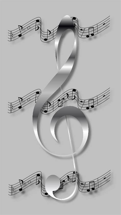 Silver Note, music, notes, HD phone wallpaper | Peakpx