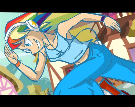 MLP Rainbow Dash Human Version by Kreoss on DeviantArt