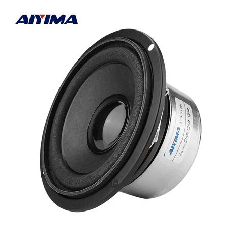 Aiyima 1Pcs 4 Inch Audio Speaker 8 Ohm 30W Foam Edge Full Range Speaker Amp #DoesNotApply in ...