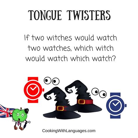 Pin on Teacher's corner | Tongue twisters, Tongue twisters for kids, Tongue twisters in english