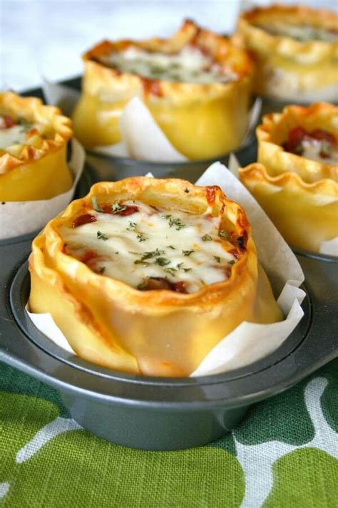 Lasagna Cups....the recipe that put my blog on the map :) Get the recipe here: http://www ...