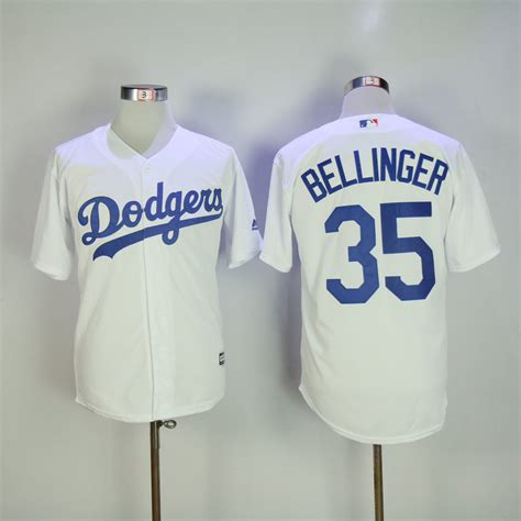 Men's Los Angeles Dodgers #35 Cody Bellinger Majestic White Cool Base ...