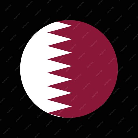 Premium Vector | National Qatar flag official colors and proportion ...