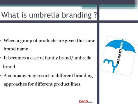 Umbrella Branding