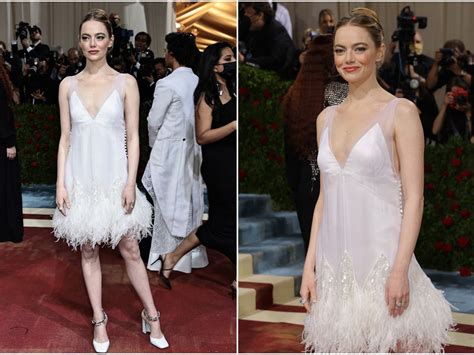 Emma Stone rewears dress from her wedding to Met Gala | The Independent