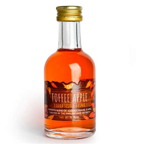 Helen's Chocolates - Kin Toffee Apple Vodka 5cl - Buy Online, UK