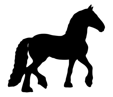 Black Horse Silhouette Free Stock Photo - Public Domain Pictures