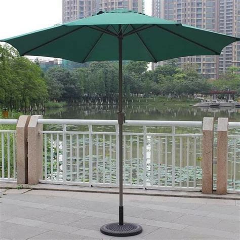 PATIO UMBRELLA WITH STAND AND BASED, Furniture & Home Living, Outdoor Furniture on Carousell