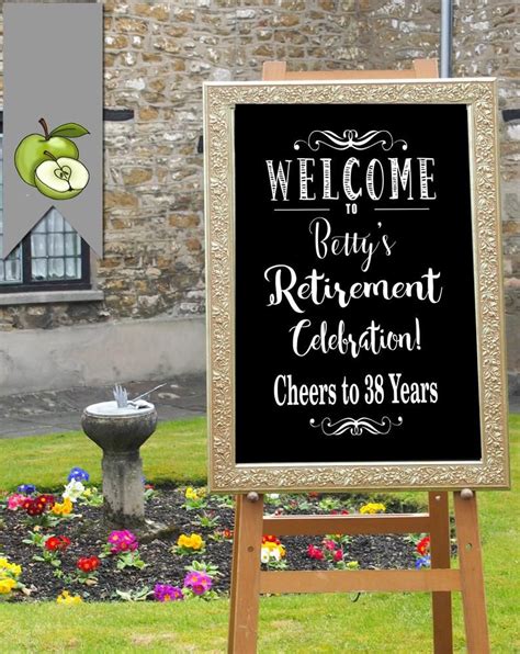 Party Sign Retirement Party Sign Personalised Party Sign | Etsy | Retirement party sign, Party ...